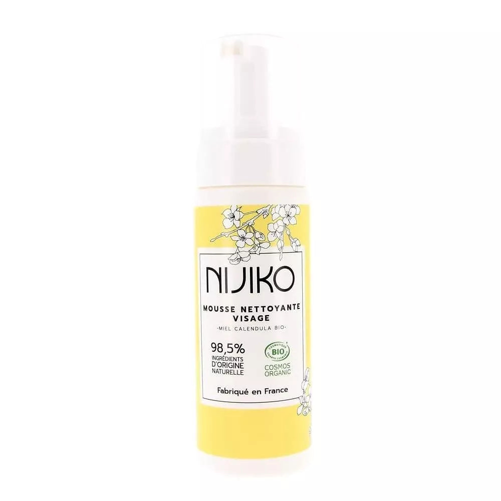 Nijiko - Mousse Nettoyante Visage Bio (Peau Sensible) - touteslespeaux.fr