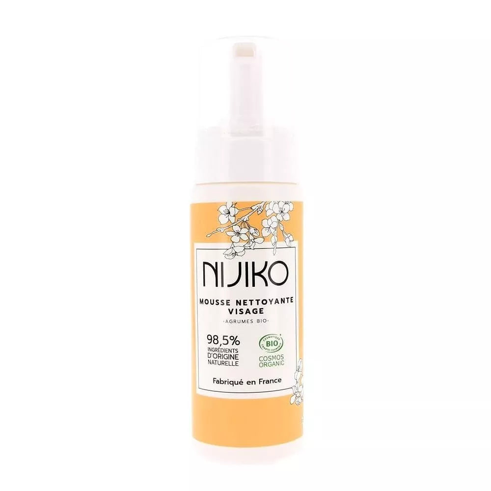 Nijiko - Mousse Nettoyante Visage Bio (Peaux grasses) - touteslespeaux.fr